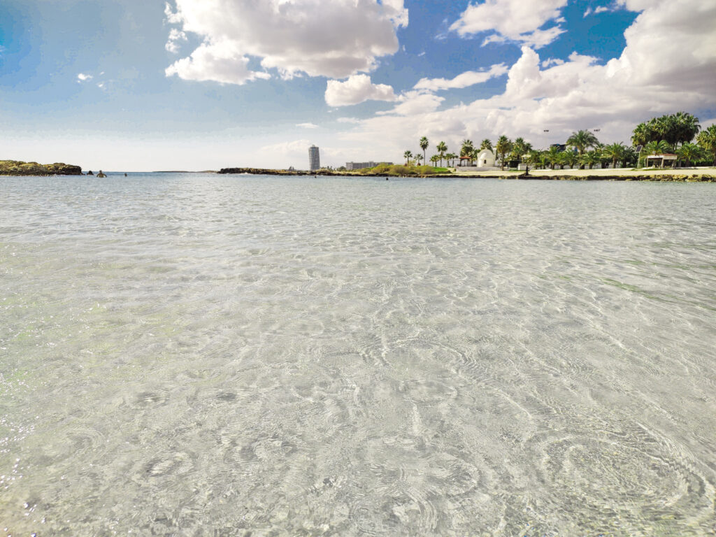 Nissi Beach Fotografia i kawa widoki z mojego okna